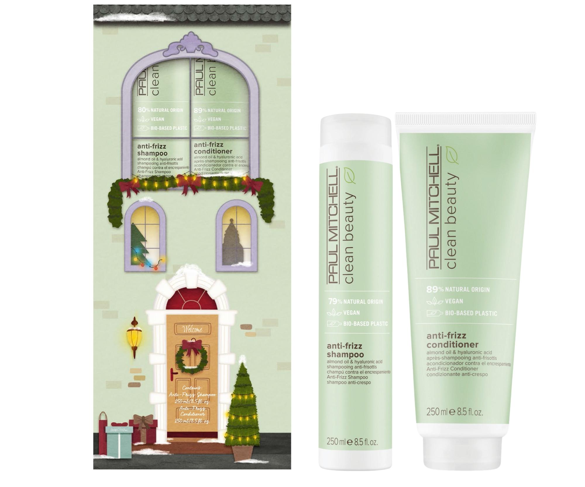 Sada pro nepoddajné vlasy Paul Mitchell Clean Beauty Anti-Frizz Duo + dárek zdarma