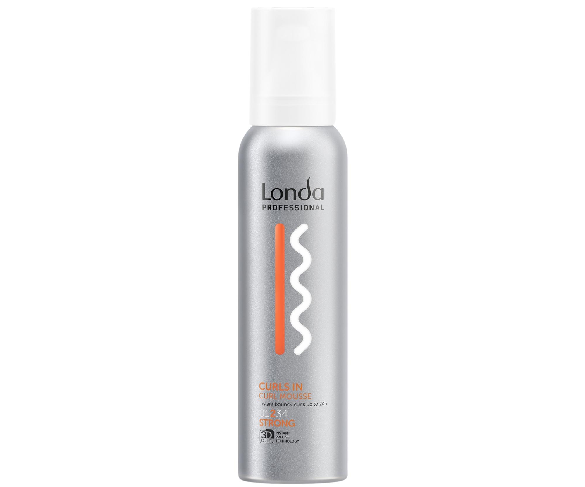 Pěna pro definici kudrnatých nebo vlnitých vlasů se střední fixací Londa Professional Curls In Curl Mousse - 200 ml + dárek zdarma