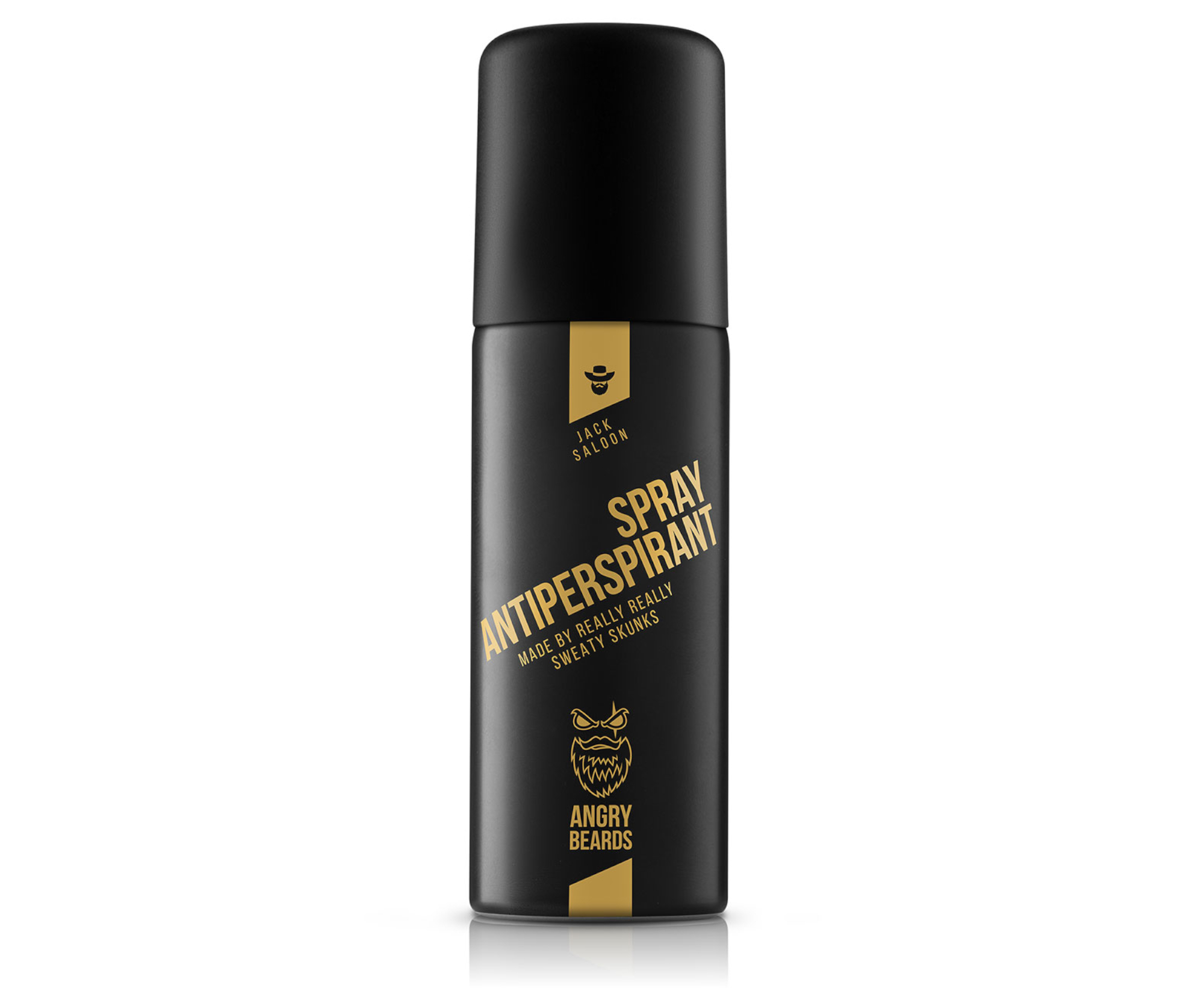 Pánský antiperspirant Angry Beards Spray Antiperspirant Jack Saloon - 50 ml + dárek zdarma