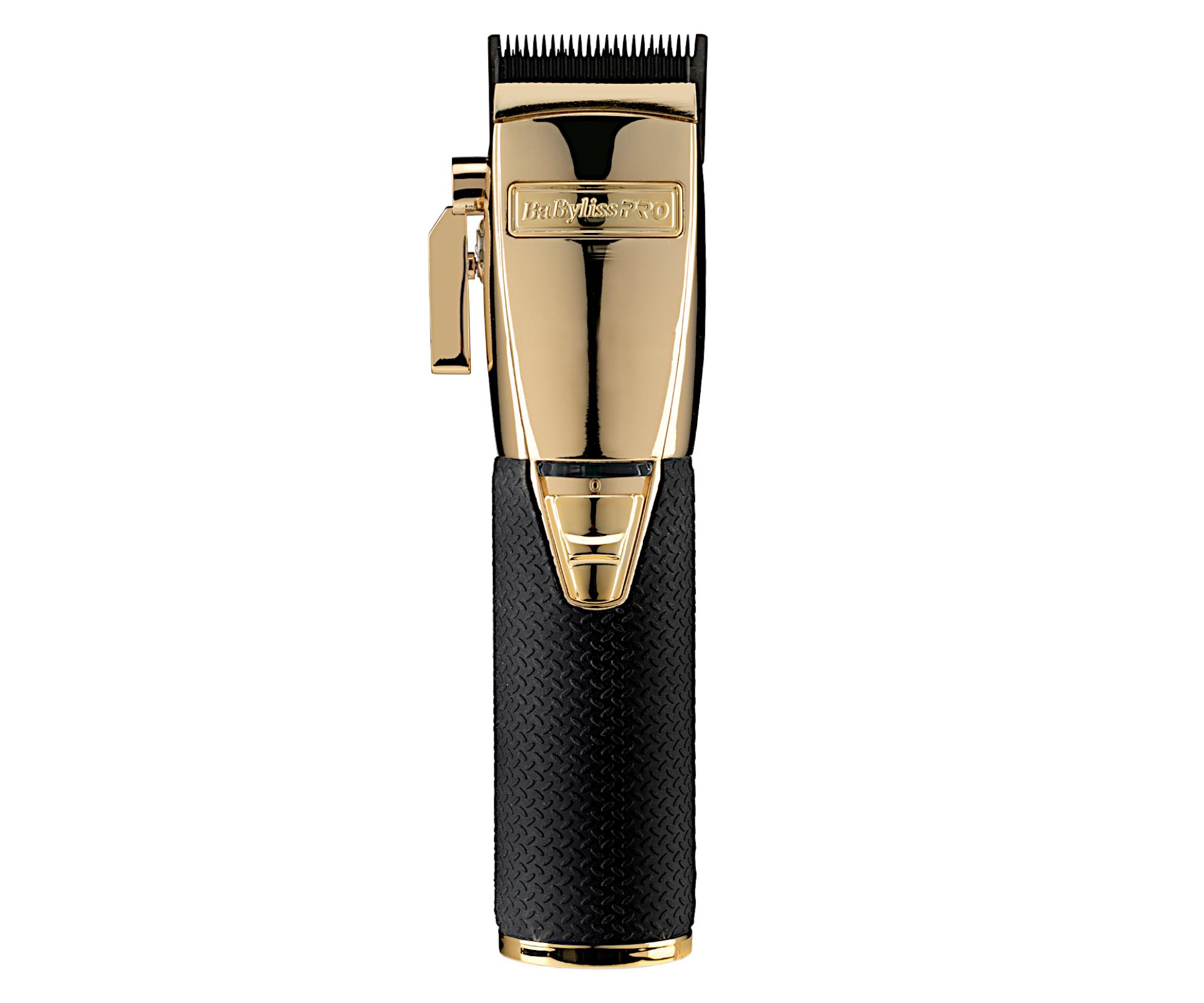 Profesionální strojek na vlasy BaByliss Pro Boost+ GoldFX - zlatý (FX8700GBPE) + dárek zdarma