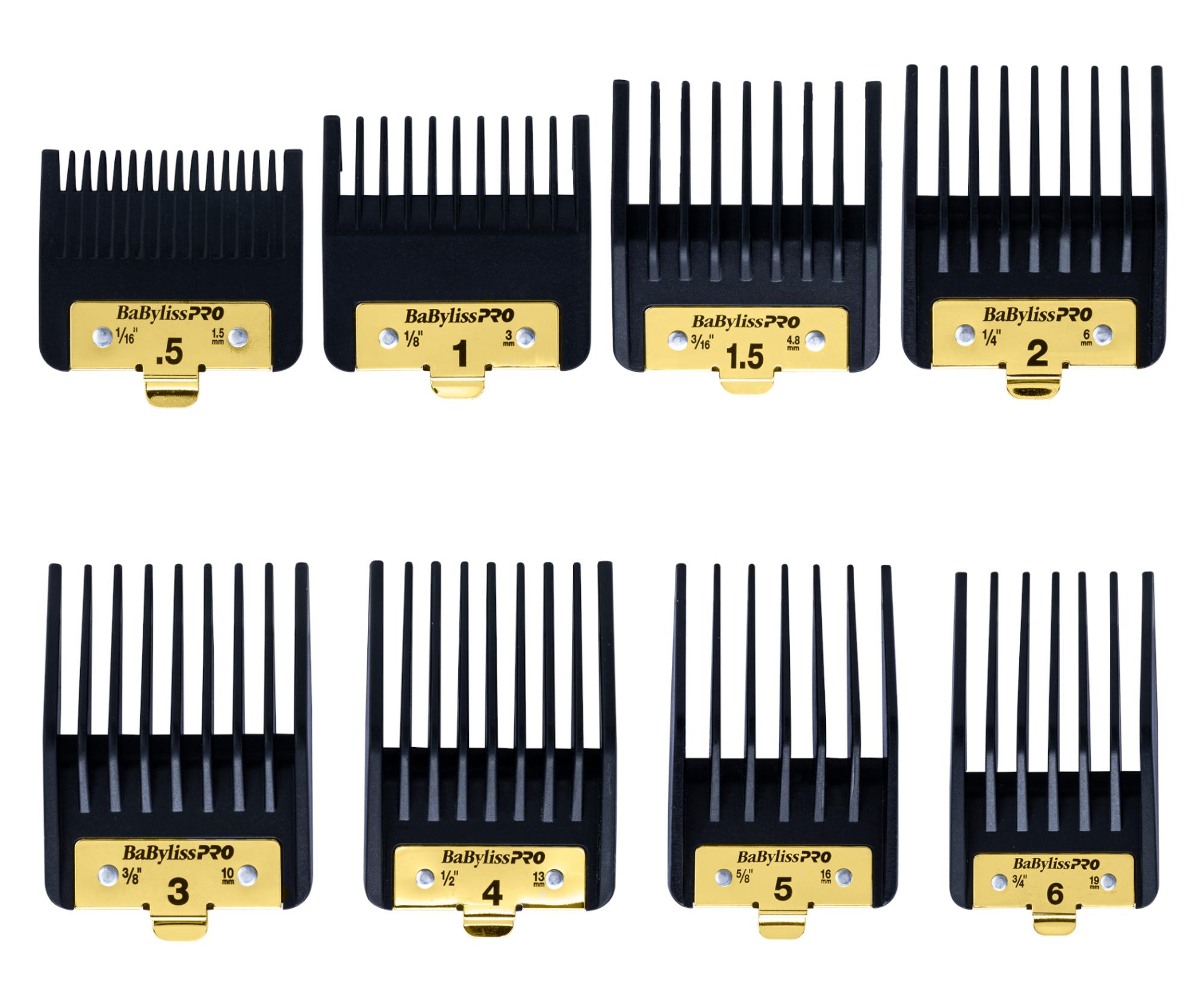 Sada náhradních nástavců s kovovou sponou BaByliss Pro FXPCGE + dárek zdarma