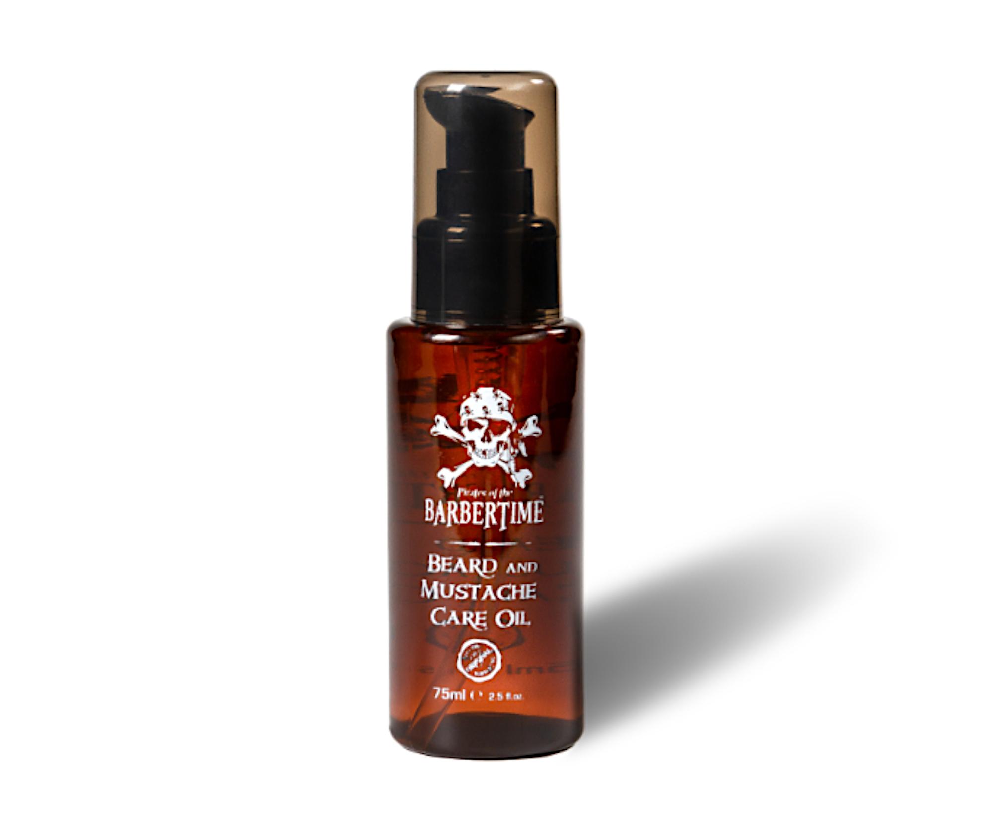 Pečující olej na vousy a knír Barbertime Beard and Mustache Care Oil - 75 ml - Pirates of the Barbertime + dárek zdarma