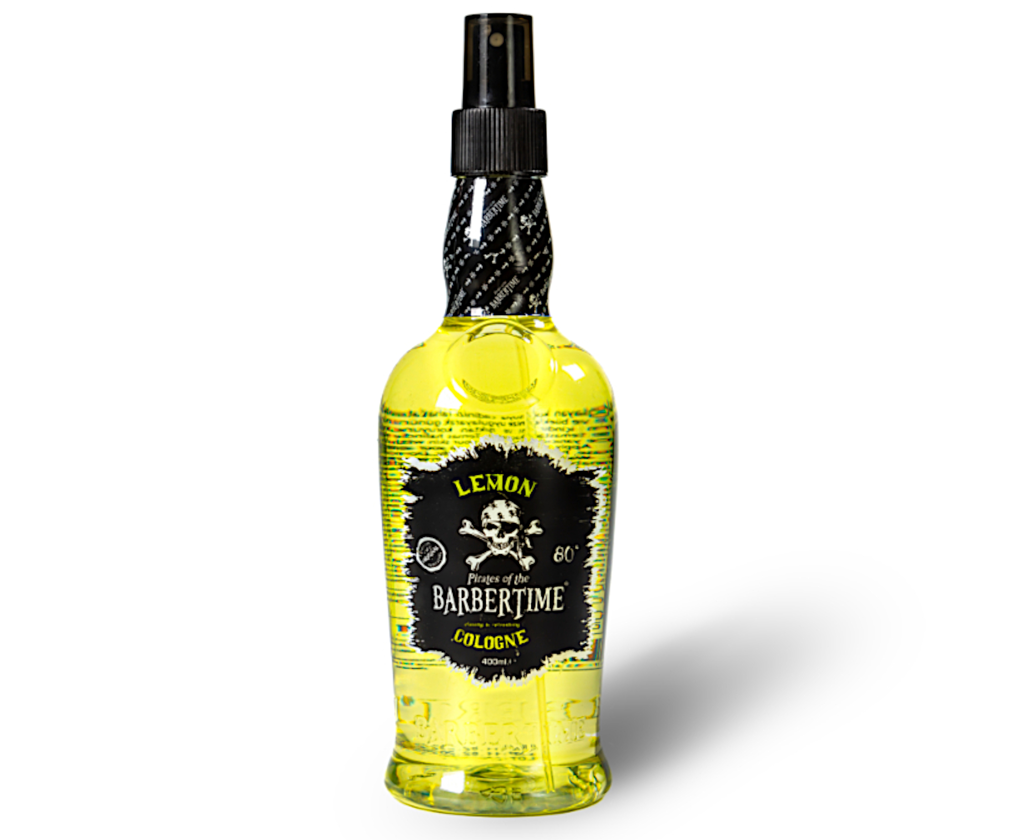 Osvěžující kolínská voda po holení Barbertime Lemon Cologne - 400 ml - Pirates of the Barbertime + dárek zdarma