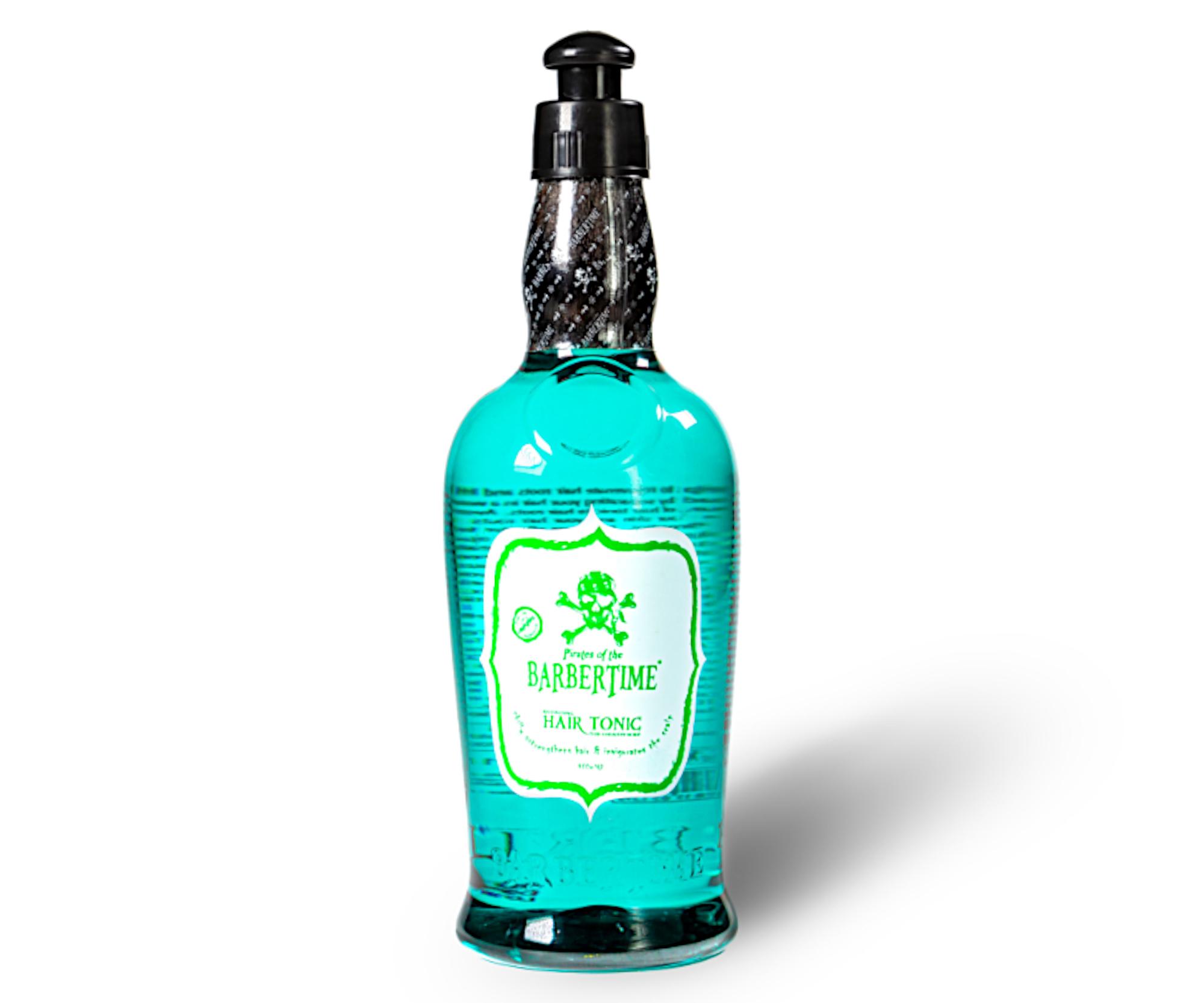 Pánské osvěžující tonikum na vlasy a pokožku hlavy Barbertime Hair Tonic - 400 ml - Pirates of the Barbertime + dárek zdarma