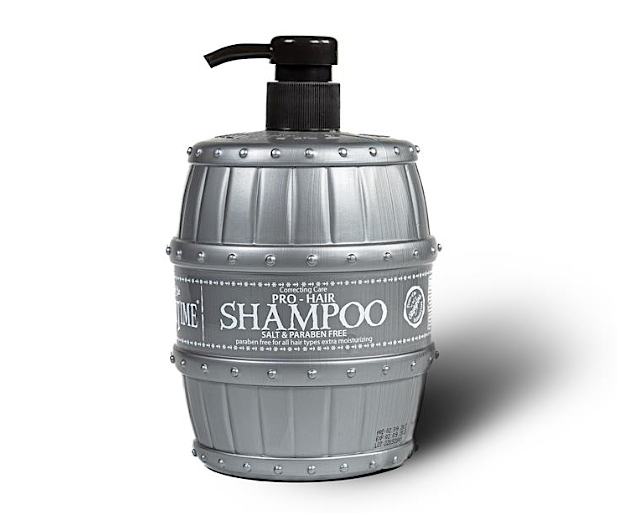 Pánský šampon pro všechny typy vlasů Barbertime Pro-Hair Shampoo - 1000 ml - Pirates of the Barbertime + dárek zdarma