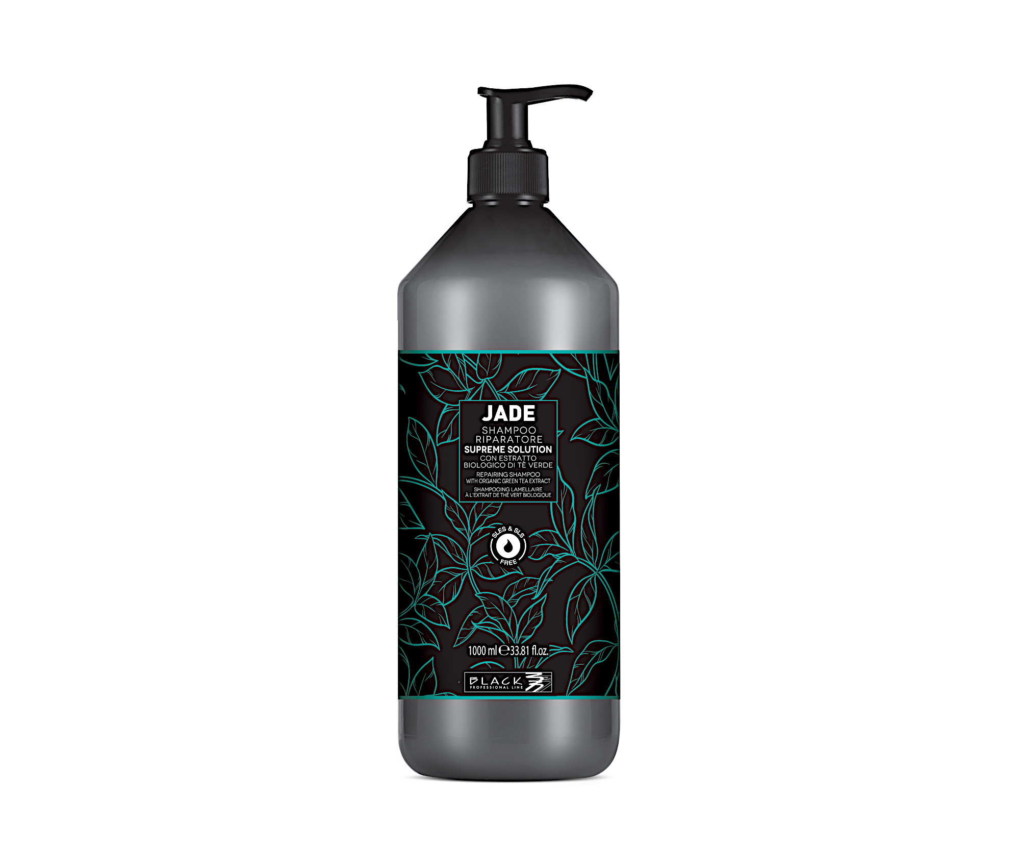 Hydratační a regenerační šampon Black Jade Supreme Solution Shampoo - 1000 ml (1092) + DÁREK ZDARMA