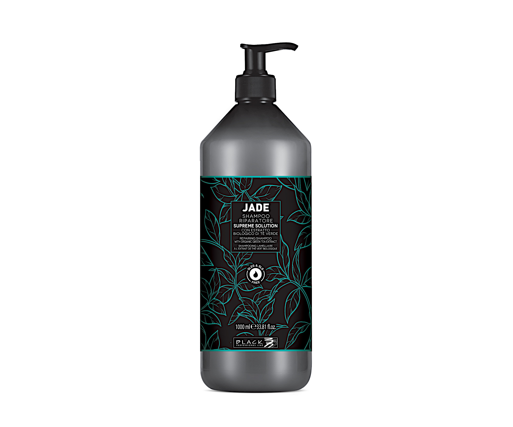 Hydratační a regenerační šampon Black Jade Supreme Solution Shampoo - 1000 ml (1092) + dárek zdarma