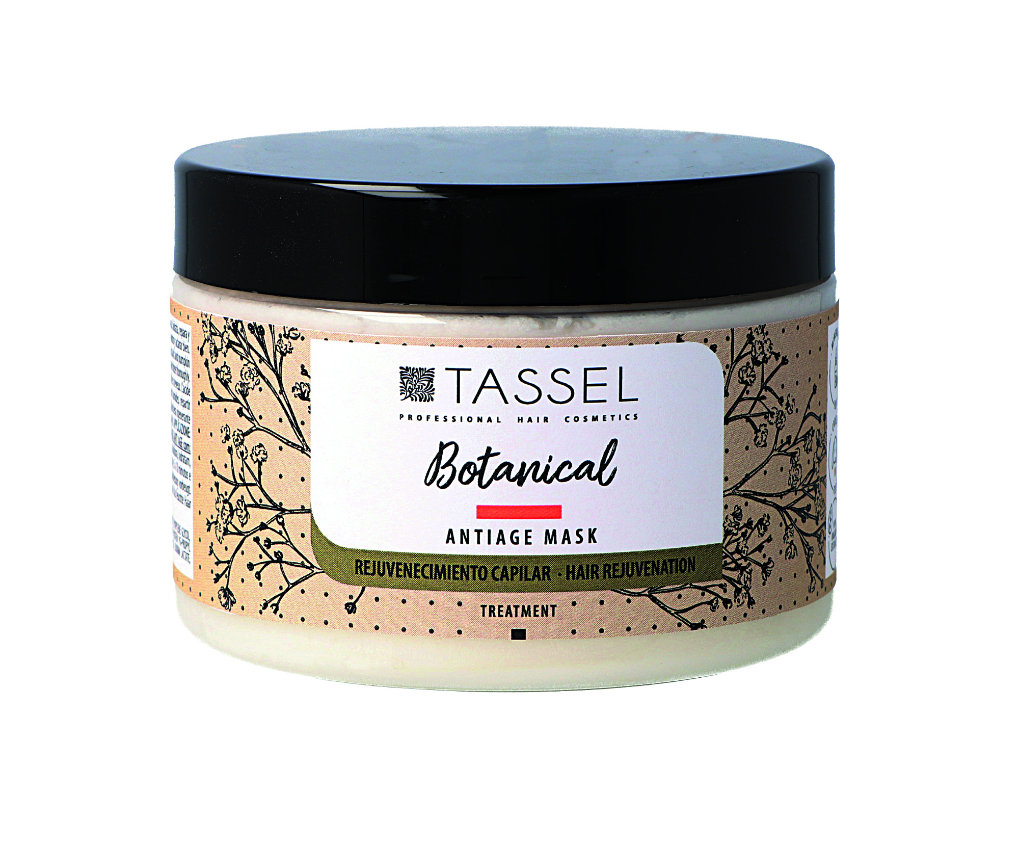 Revitalizující maska na vlasy Tassel Cosmetics Botanical Antiage Mask - 300 ml (07604) + DÁREK ZDARMA