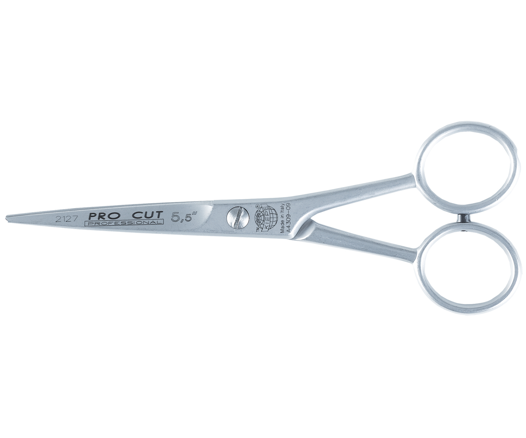 Kadeřnické nůžky s mikroozubením Kiepe Standard Hair Scissors Pro Cut 2127 - 5,5" stříbrné (2127/5.5) + DÁREK ZDARMA