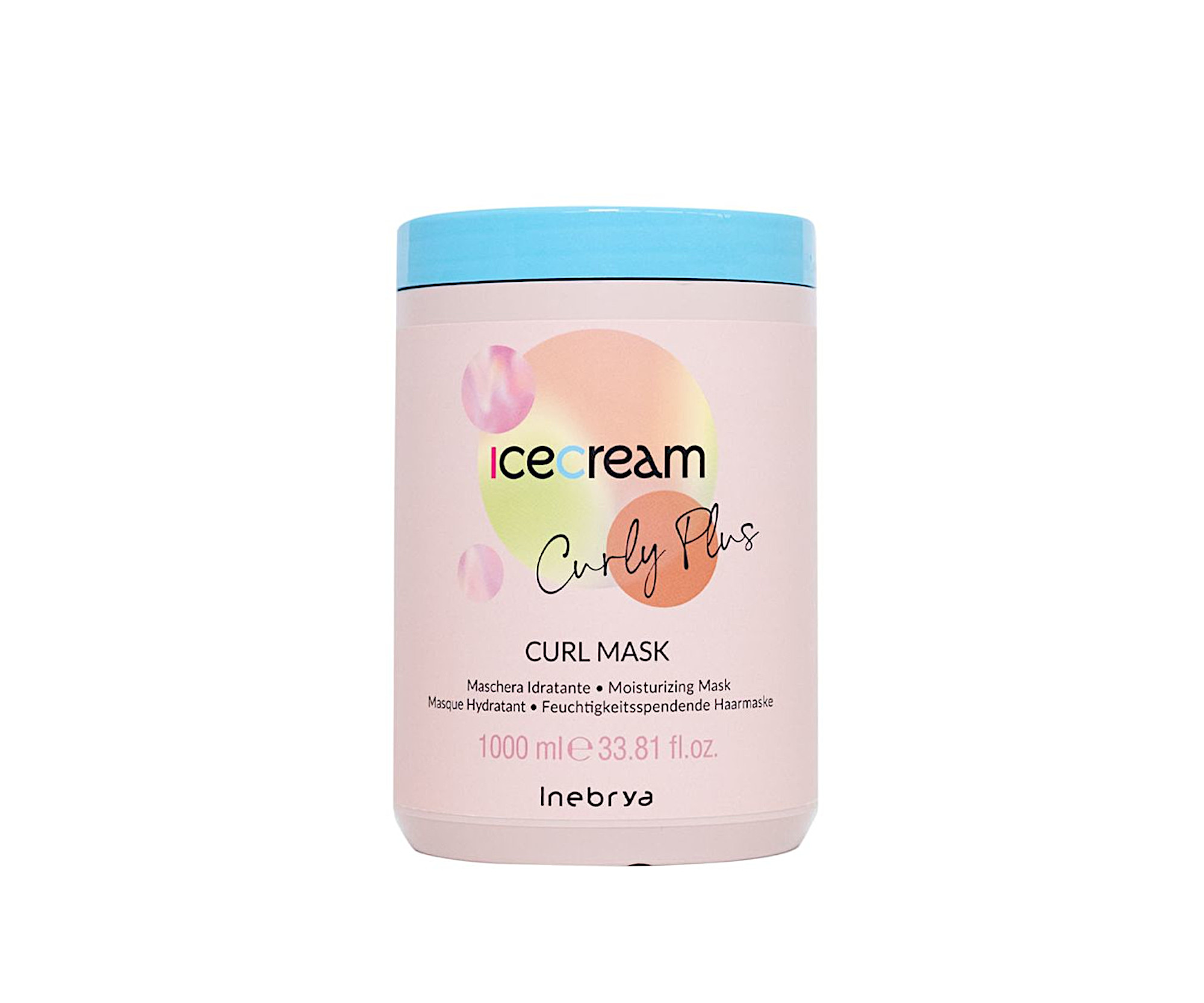 Hydratační maska na kudrnaté a vlnité vlasy Inebrya Ice Cream Curly Plus Curl Mask - 1000 ml (771026370) + DÁREK ZDARMA