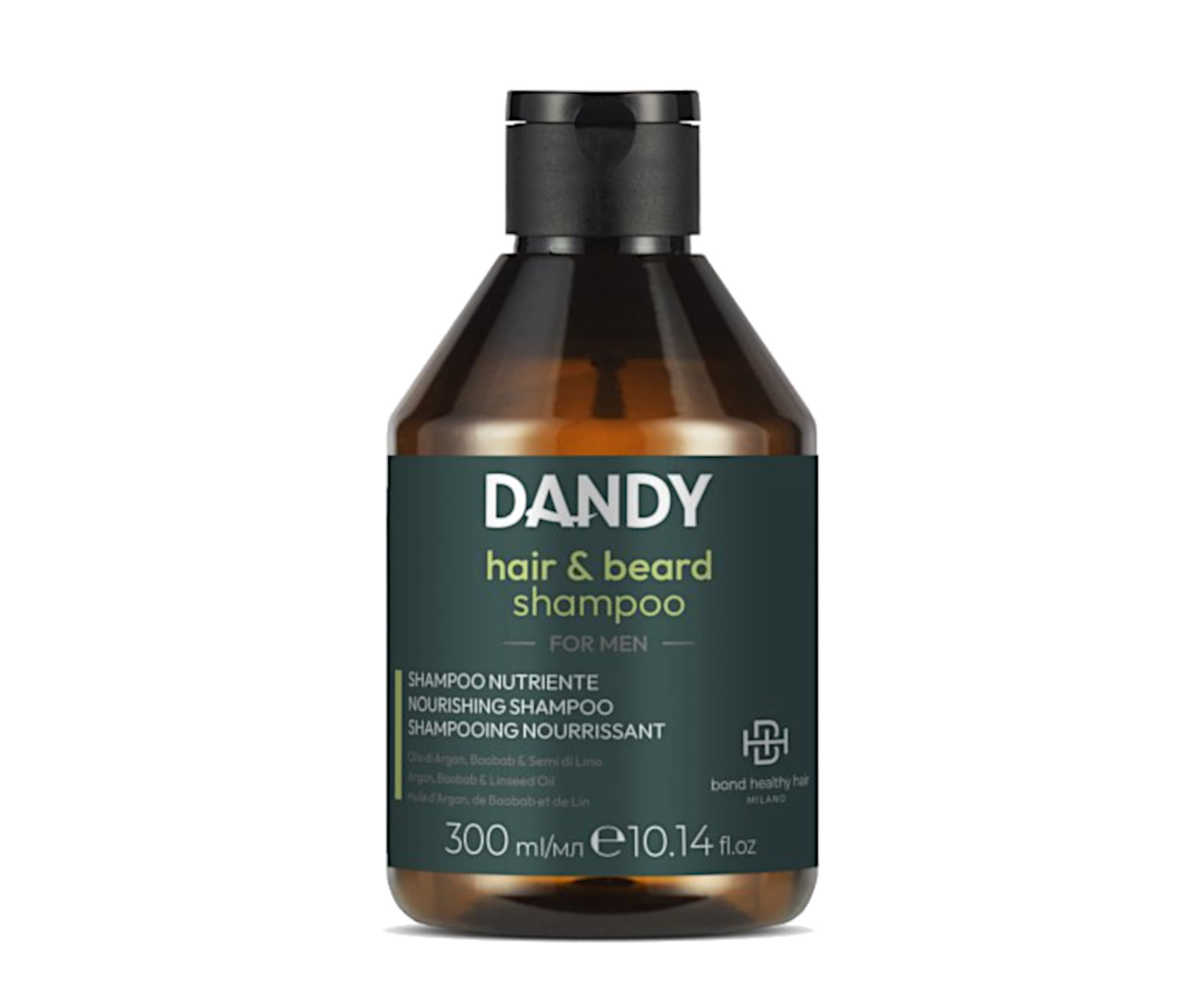 Pánský šampon pro šetrné mytí vlasů a vousů Dandy Beard a Hair Shampoo For Men - 300 ml (101840) + dárek zdarma
