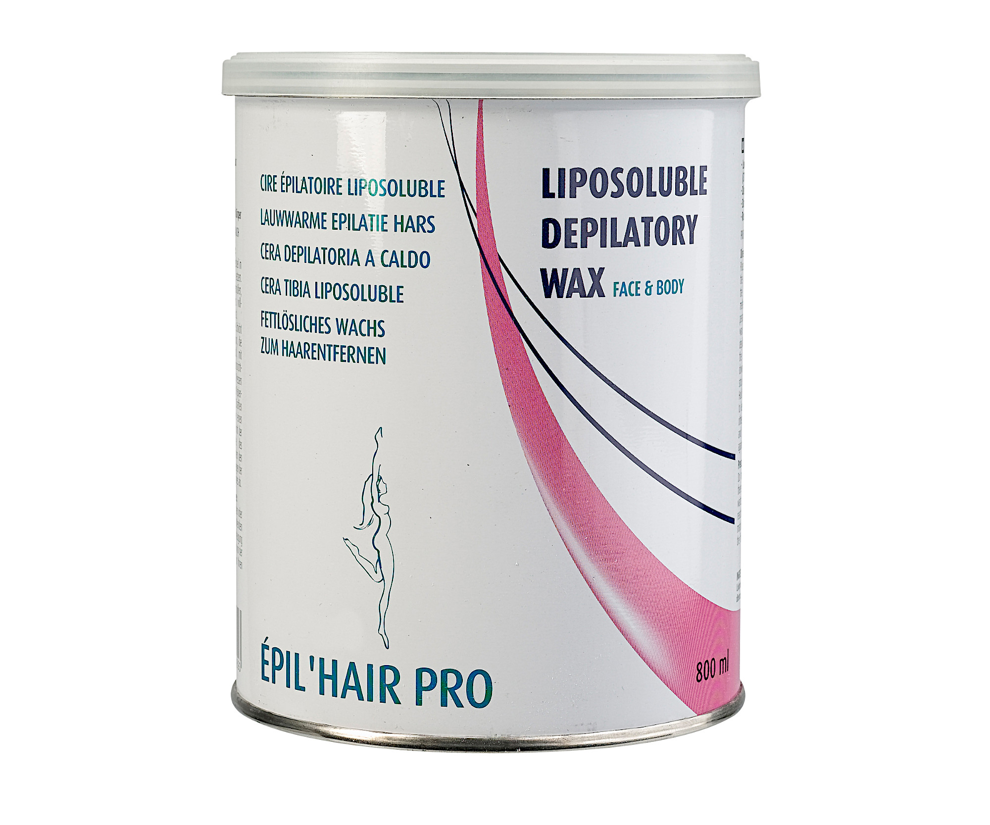 Depilační přírodní vosk Sibel Liposoluble Depilatory Wax - růžový, 800 ml (7410404) + DÁREK ZDARMA