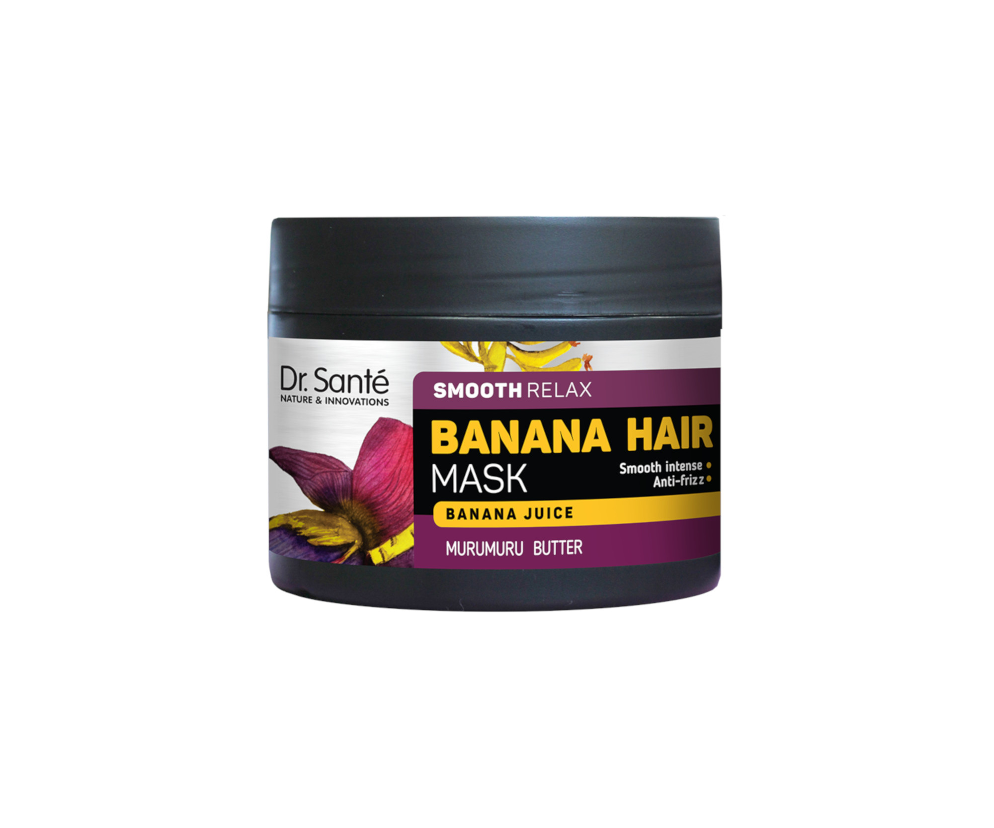 Maska pro uhlazení vlasů Dr. Santé Smooth Relax Banana Hair Mask - 300 ml