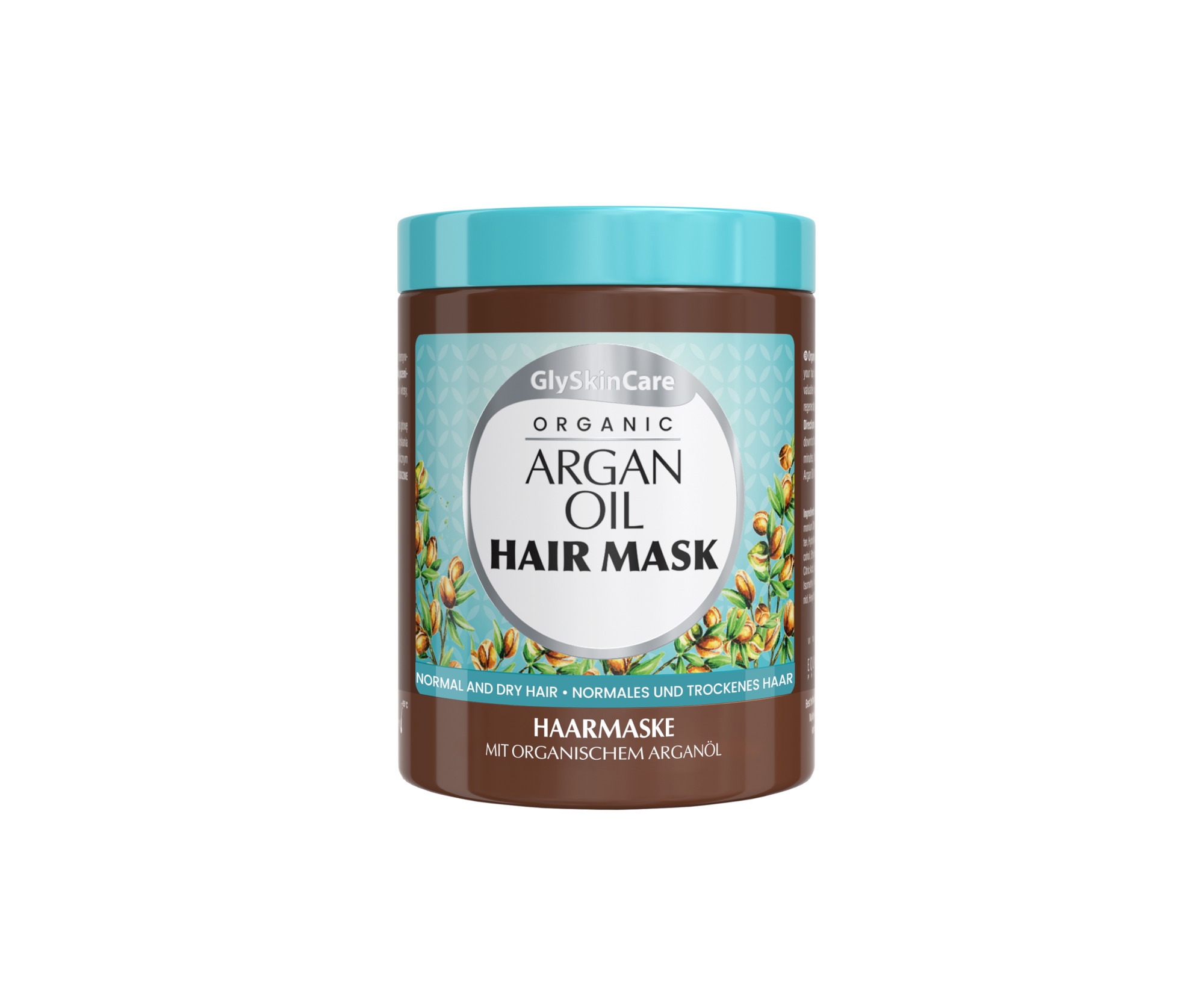 Hydratační maska s arganovým olejem GlySkinCare Organic Argan Oil Hair Mask - 300 ml (WYR000265) + dárek zdarma