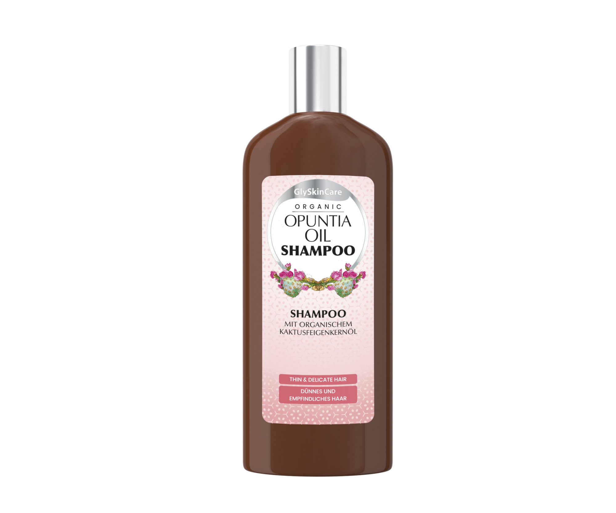 Šampon pro jemné vlasy s opunciovým olejem GlySkinCare Organic Opuntia Oil Shampoo - 250 ml (WYR000176)