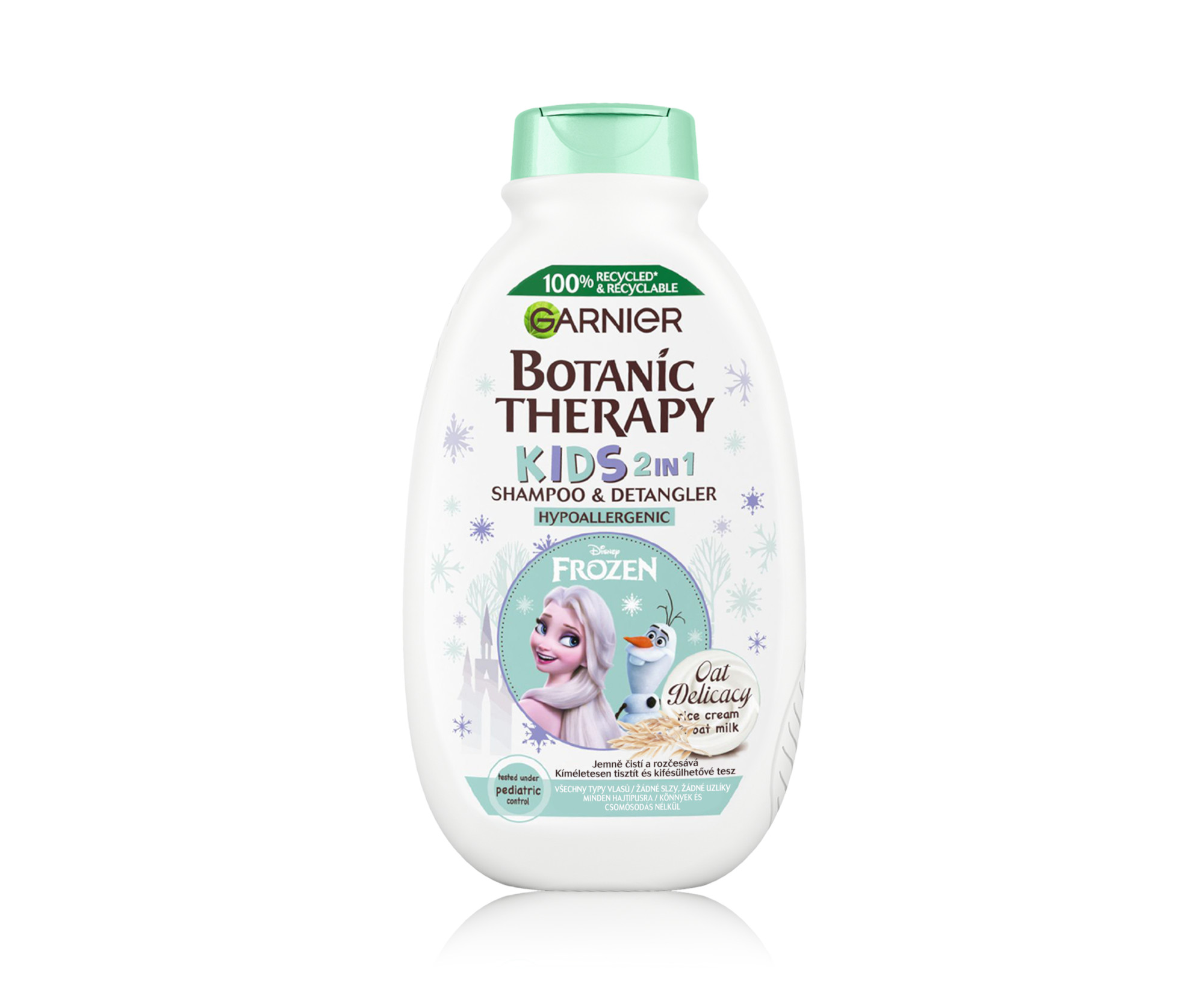 Dětský šampon a kondicionér 2v1 Garnier Botanic Therapy Kids - 400 ml, Frozen + dárek zdarma
