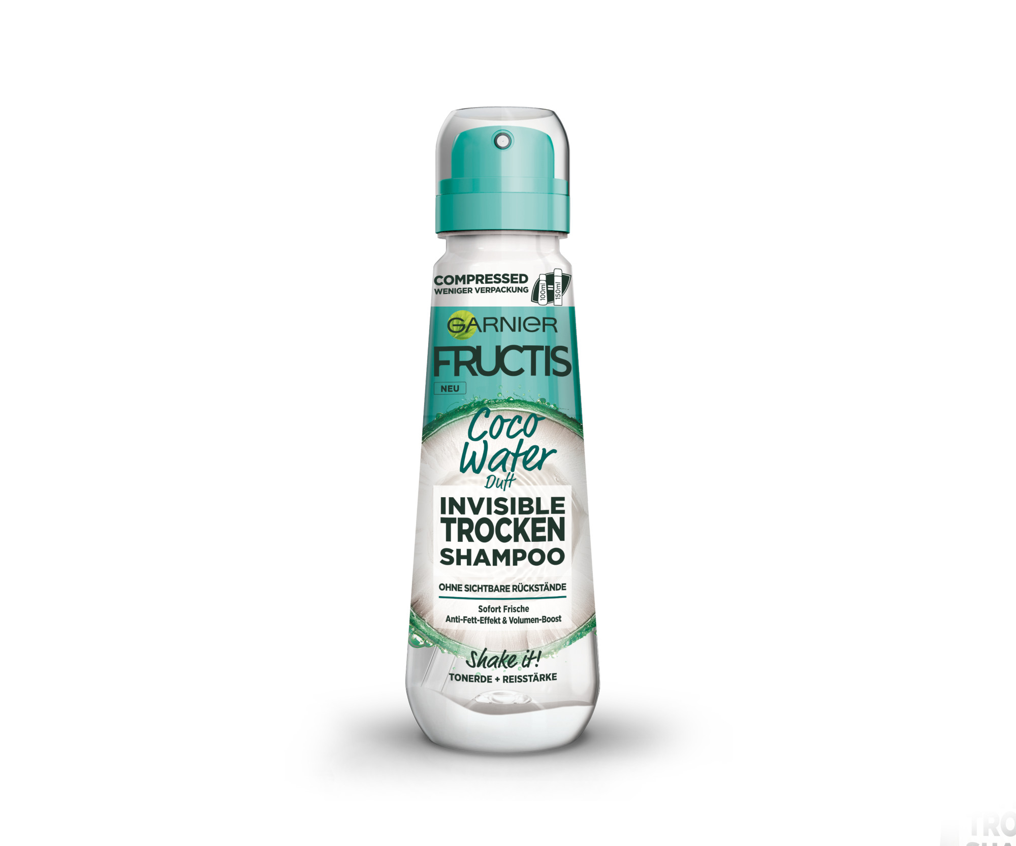 Neviditelný suchý šampon s vůní kokosové vody Garnier Fructis Invisible Trocken Shampoo - 100 ml + dárek zdarma