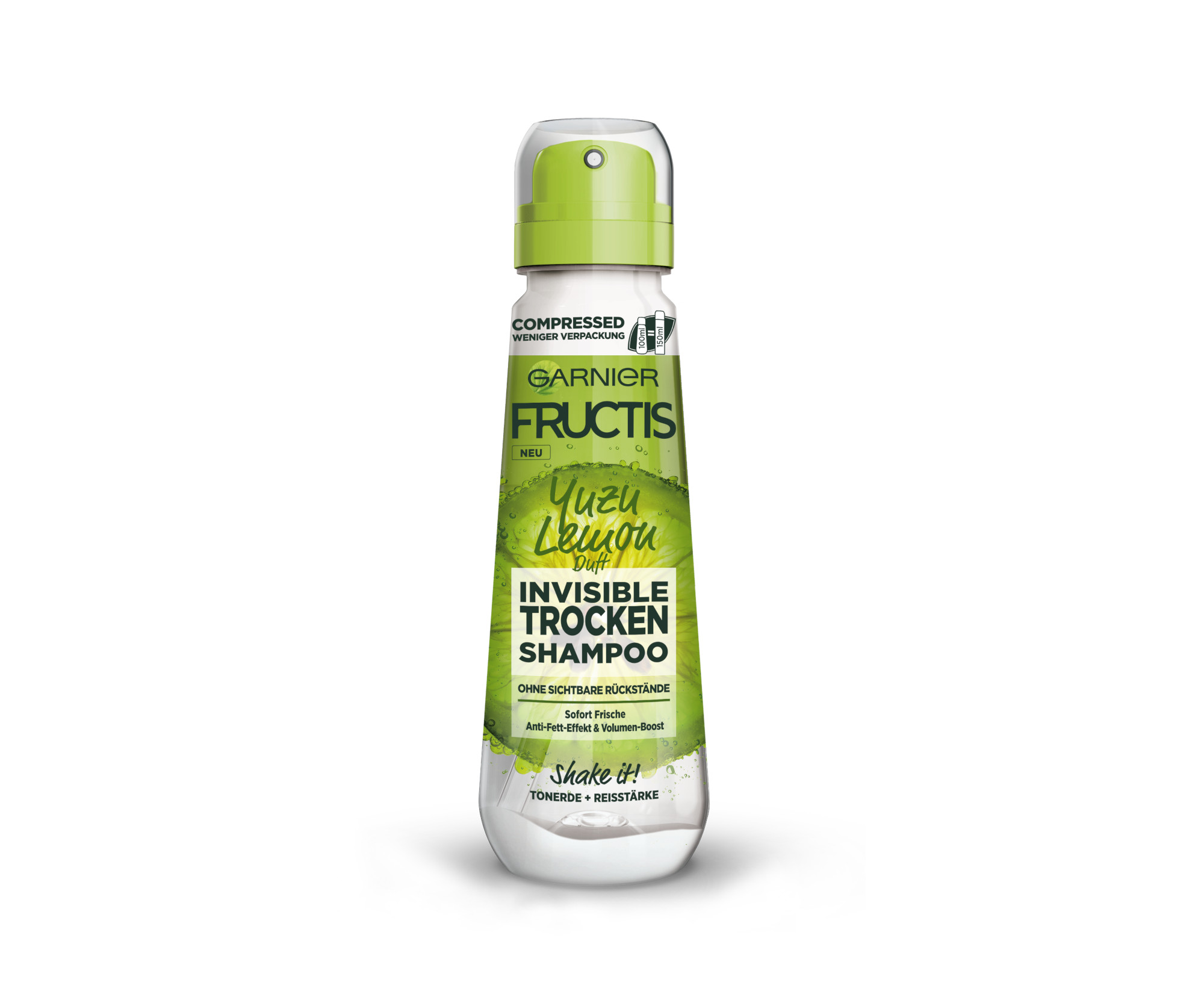 Neviditelný suchý šampon s vůní yuzu citrónu Garnier Fructis Invisible Trocken Shampoo - 100 ml (C6244000) + dárek zdarma