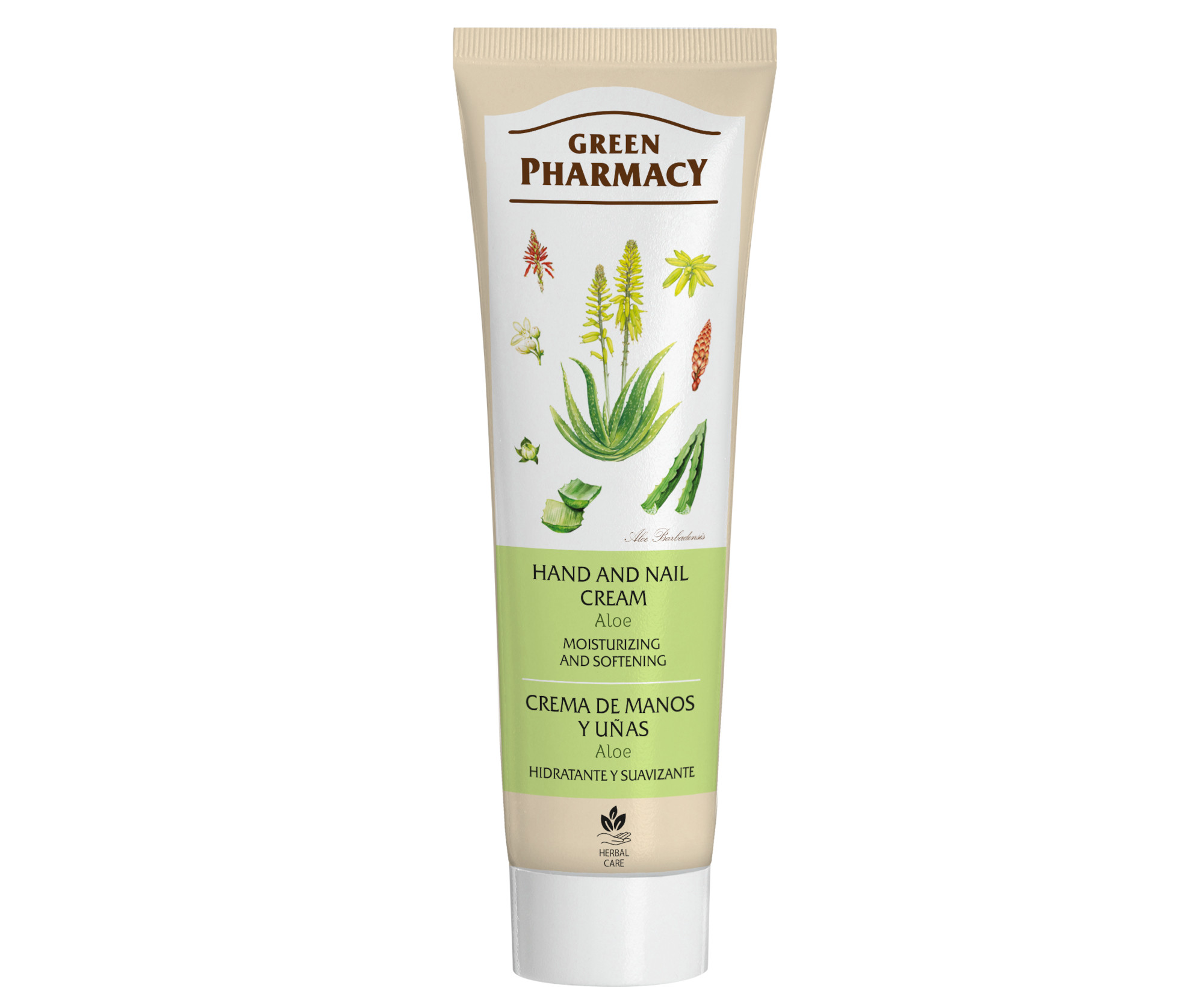 Krém na ruce a nehty s aloe vera Green Pharmacy Hand And Nail Cream Aloe - 100 ml