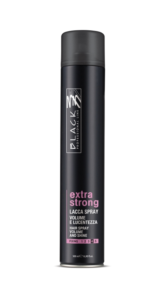 Lak na vlasy s velmi silnou fixací Black Extra Strong - 500 ml (03031) + dárek zdarma