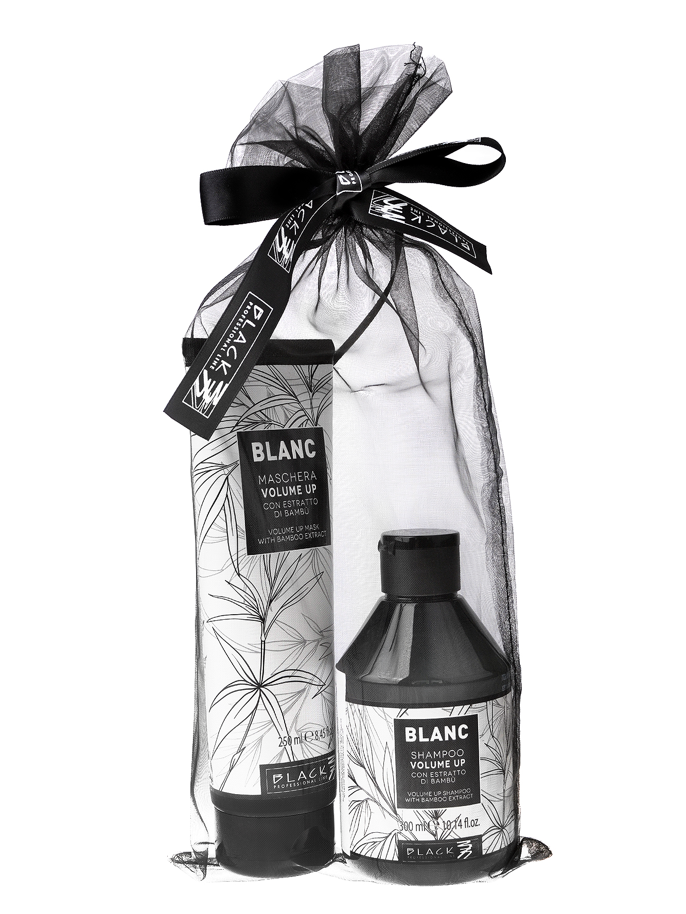Dárková sada pro objem jemných vlasů Black Blanc (102019B) + DÁREK ZDARMA