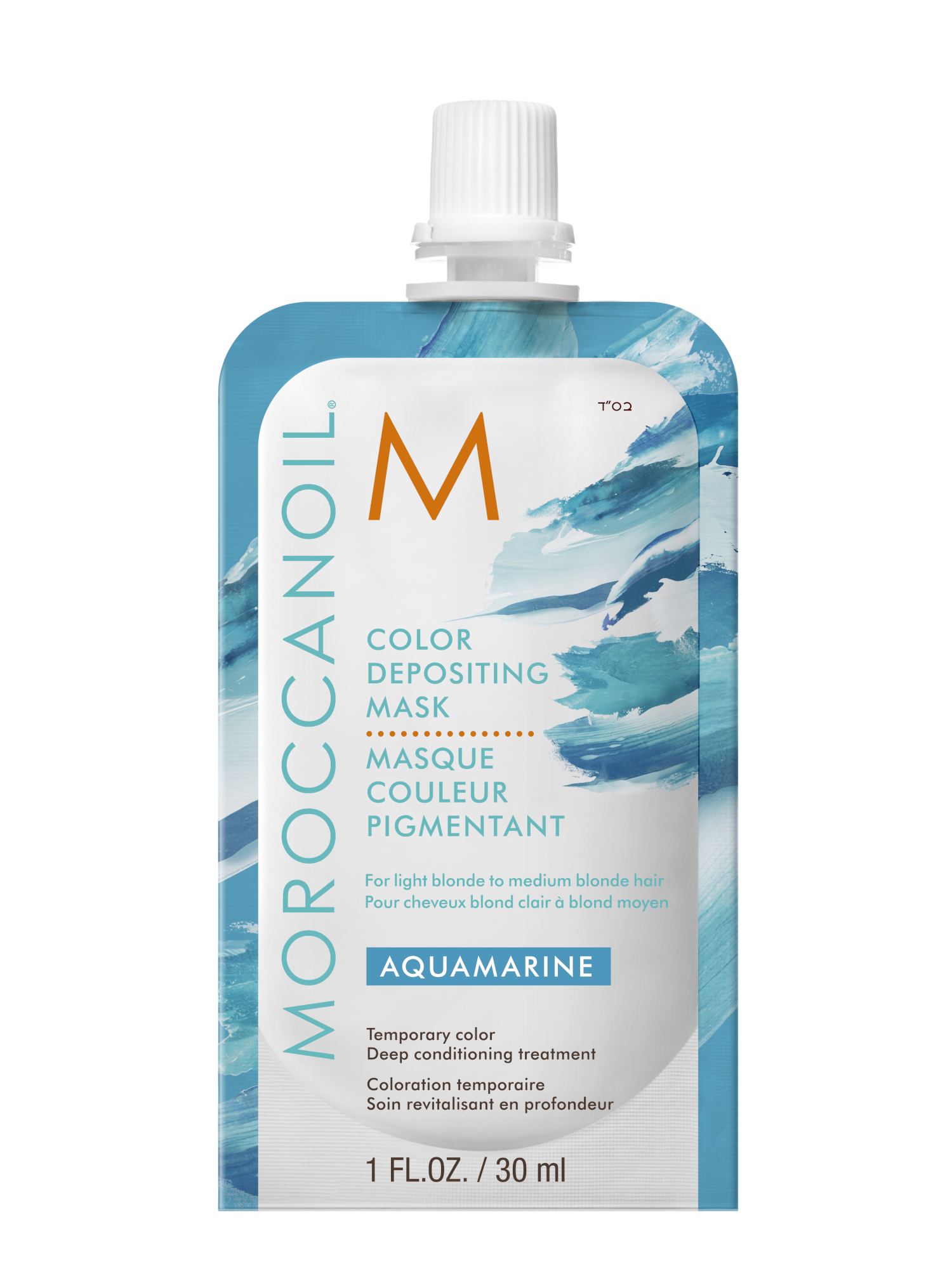Tónující maska na vlasy Moroccanoil Color Depositing - Aquamarine, 30 ml (CDAQ30GL) + dárek zdarma
