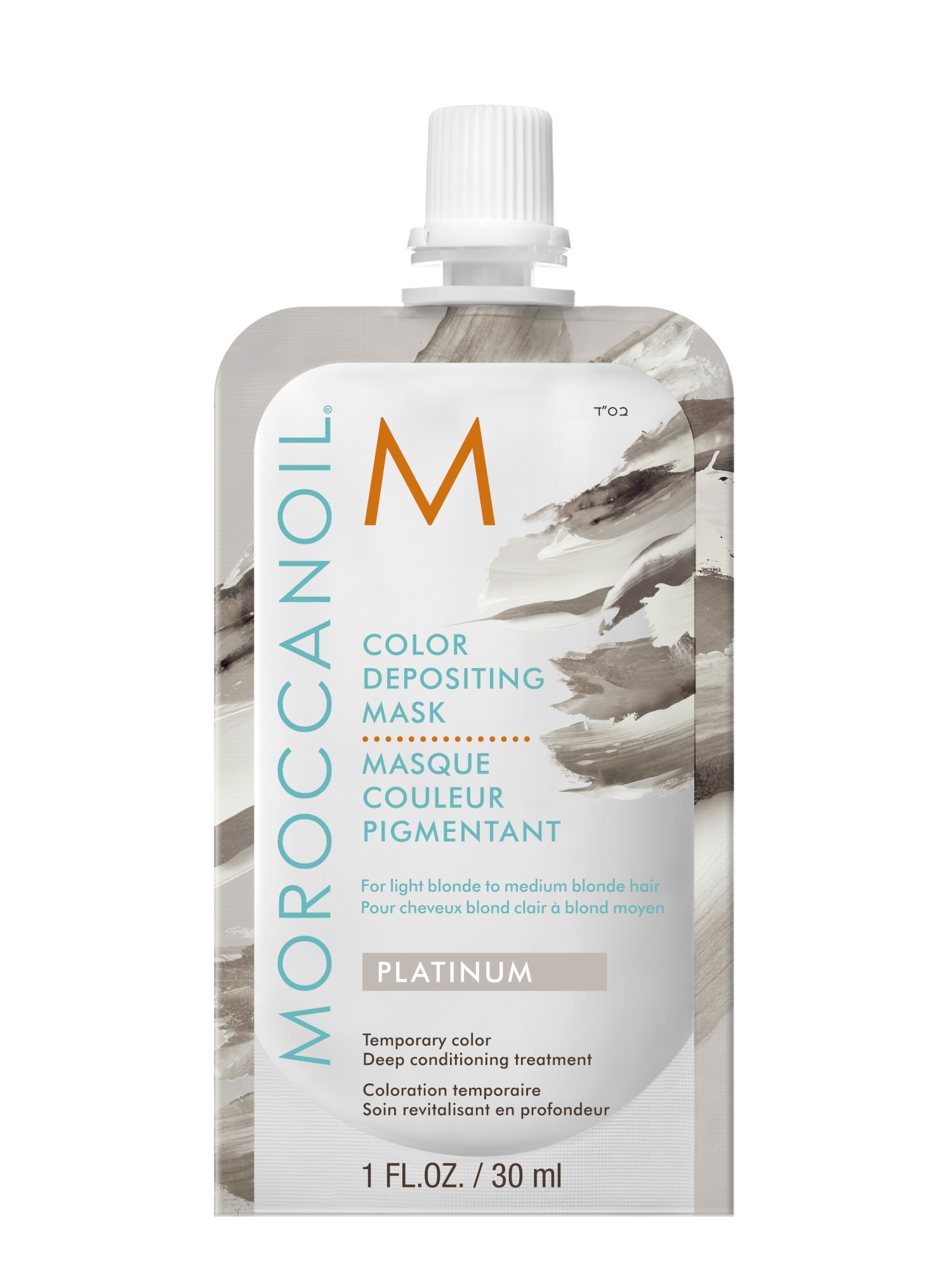 Tónující maska na vlasy Moroccanoil Color Depositing - Platinum, 30 ml (CDPL30GL) + dárek zdarma