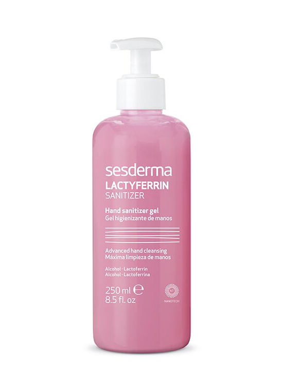 Dezinfekční antibakteriální gel Lactoferrin Sanitizer - 250 ml (dezinfekce) + DÁREK ZDARMA