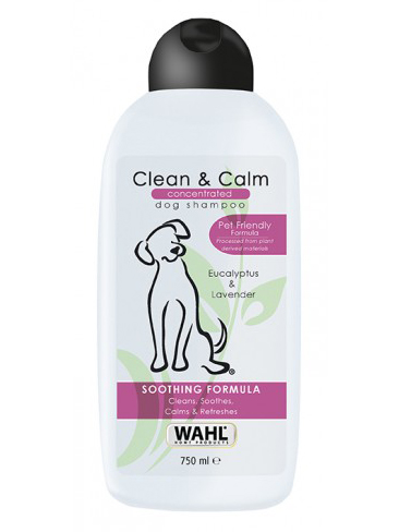 Zklidňující šampon pro psy Wahl Clean and Calm - 750 ml (3999-7030) + DÁREK ZDARMA