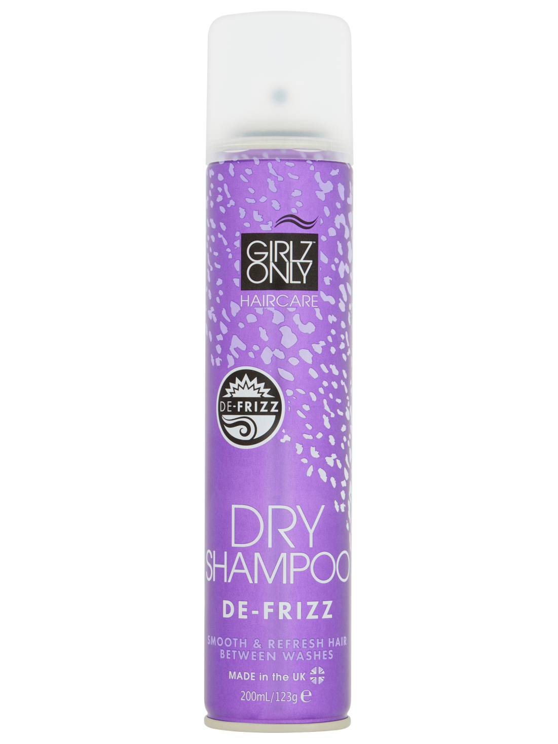 Suchý šampon proti krepatění vlasů Girlz Only De-Frizz - 200 ml (113321) + dárek zdarma