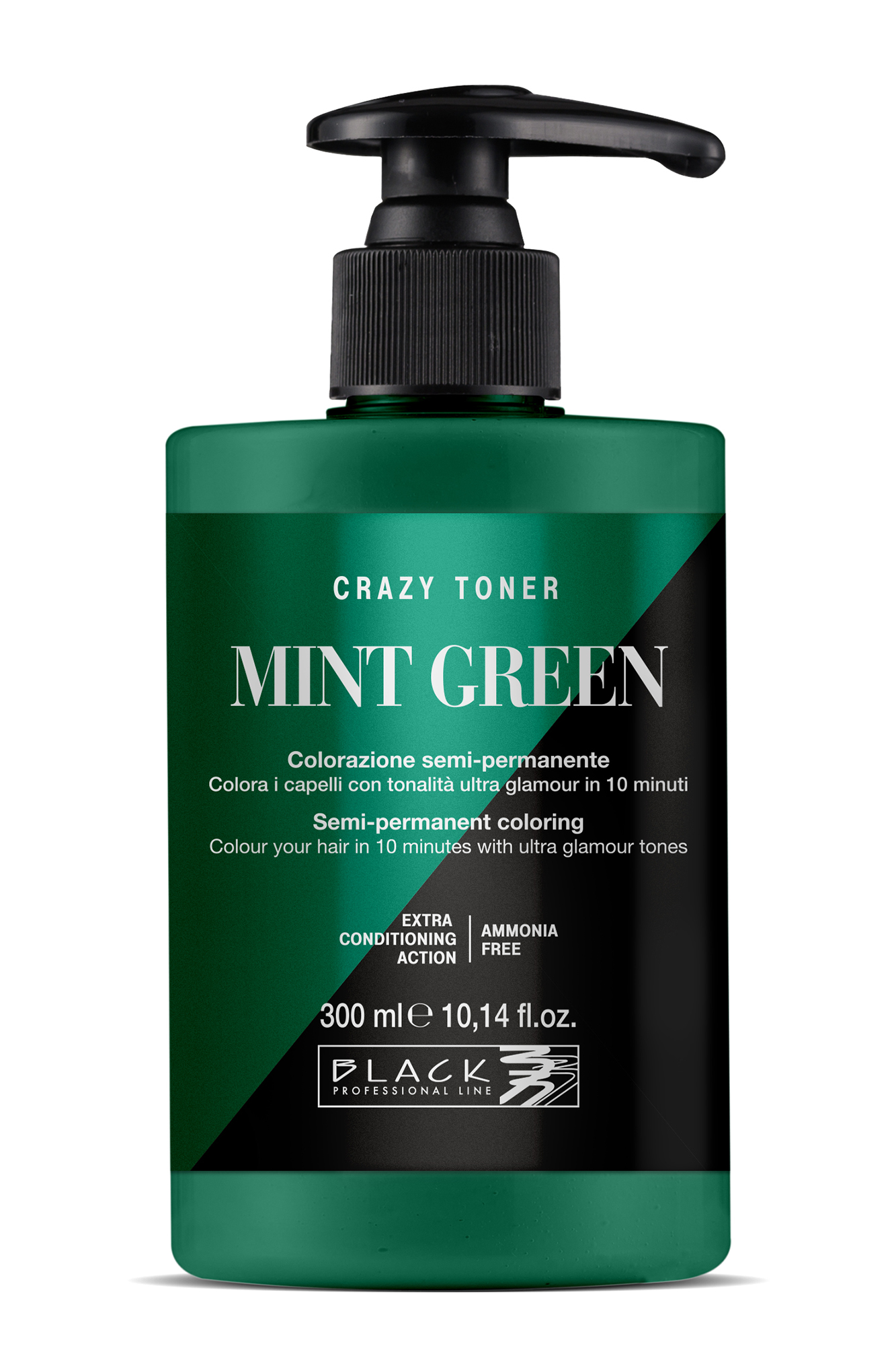 Barevný toner na vlasy Black Professional Crazy Toner - Mint Green (zelený) (154010) + DÁREK ZDARMA