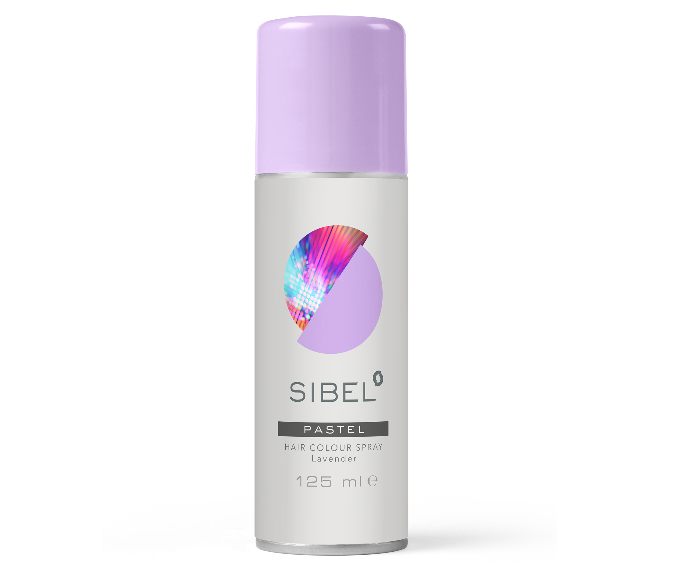 Barevný sprej na vlasy Sibel Hair Colour Pastel - pastelově fialová - 125 ml (0230000-18) + dárek zdarma