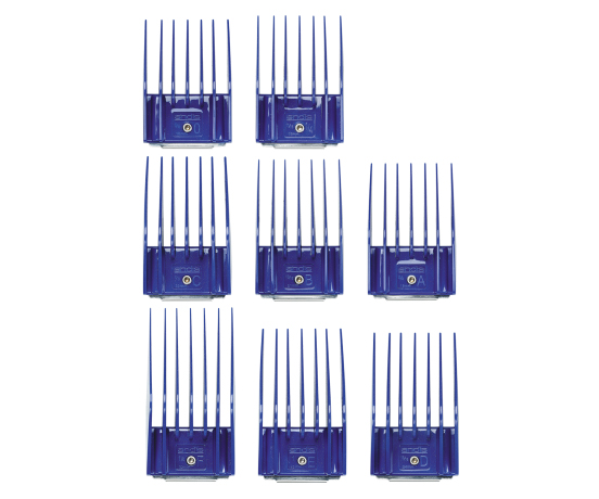 Univerzální sada náhradních nástavců Andis Large Comb Set - 8 ks (13105, 12990) + dárek zdarma