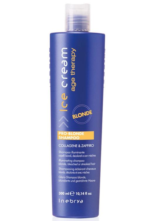 Šampon pro odbarvené a melírované vlasy Inebrya Pro-Blonde - 300 ml (7721100) + DÁREK ZDARMA