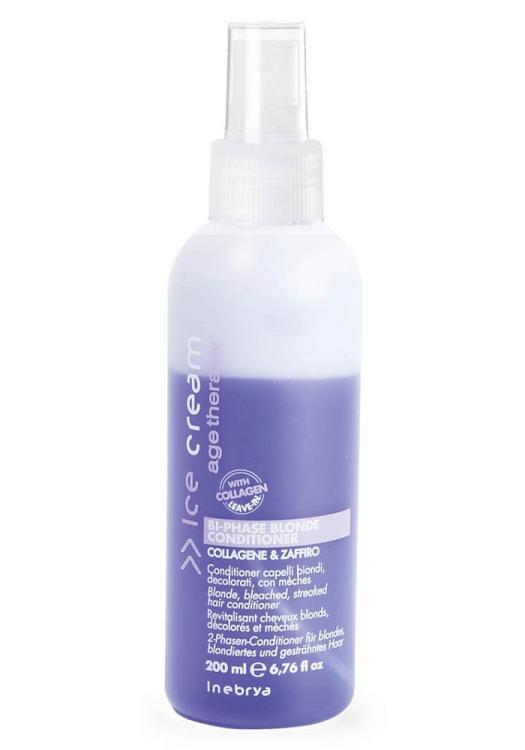 Dvoufázový kondicionér pro melírované vlasy Bi-phase Blonde - 200 ml (776177) - Inebrya + DÁREK ZDARMA