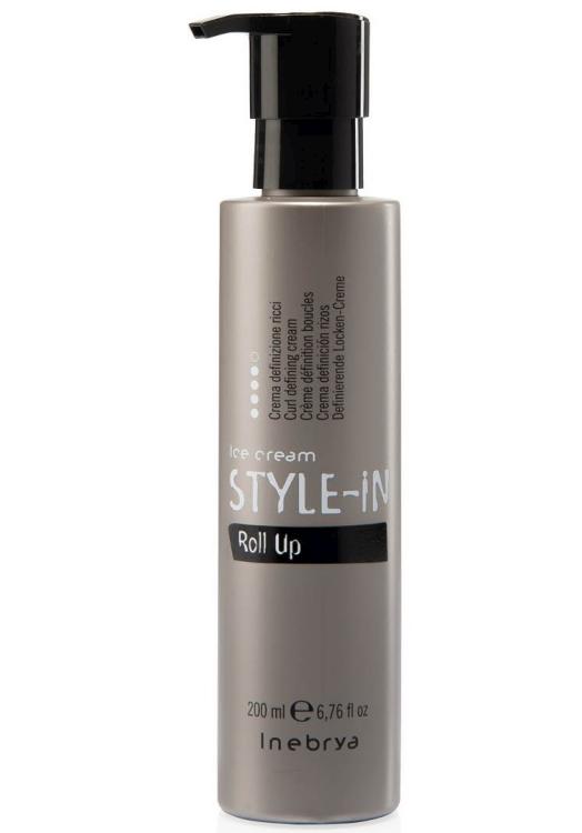 Krém pro vlnité a kudrnaté vlasy Inebrya Roll Up - 200 ml (7721039) + dárek zdarma