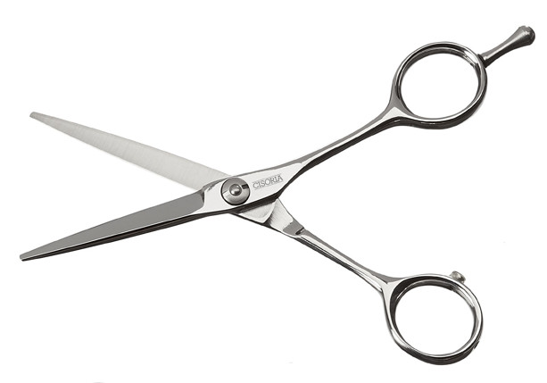 Kadeřnické nůžky Sibel Cisoria Class S55 5,5" stříbrné (7098055) + dárek zdarma