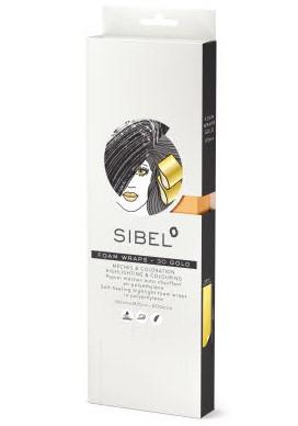 Melírovací pěnová fólie Sibel High-Light 30 x 9,5 cm - zlatá, 200 ks (4333151) + dárek zdarma