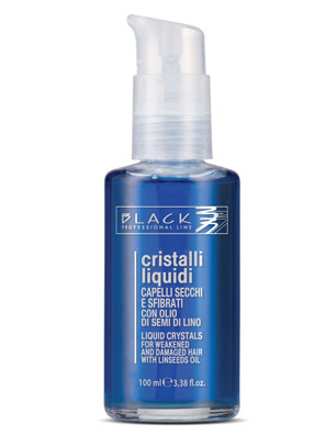 Tekuté krystaly pro poškozené a jemné vlasy Black Cristalli Liquidi - 100 ml (01018) + dárek zdarma