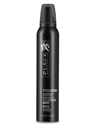 Barevné pěnové tužidlo Black Mousse Color - 200 ml, černá (03200) + dárek zdarma
