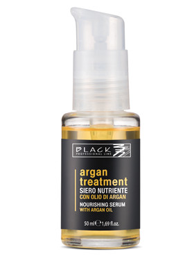 Arganové vlasové sérum pro poškozené vlasy Black Argan Treatment - 50 ml (01282) + dárek zdarma