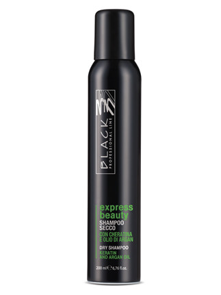 Suchý šampon pro unavené a zplihlé vlasy Black Express Beauty - 200 ml (01120) + dárek zdarma