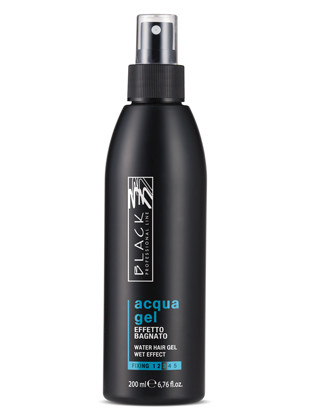 Tekutý gel na vlasy Black Acqua Gel - 200 ml (01005) + dárek zdarma