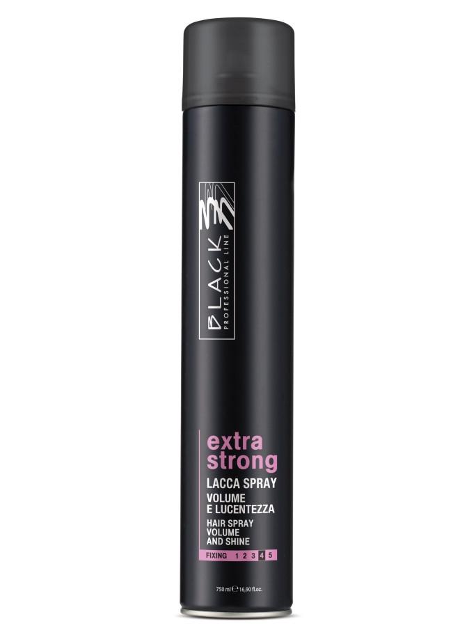 Lak na vlasy s velmi silnou fixací Black Extra Strong - 750 ml (03046) + dárek zdarma