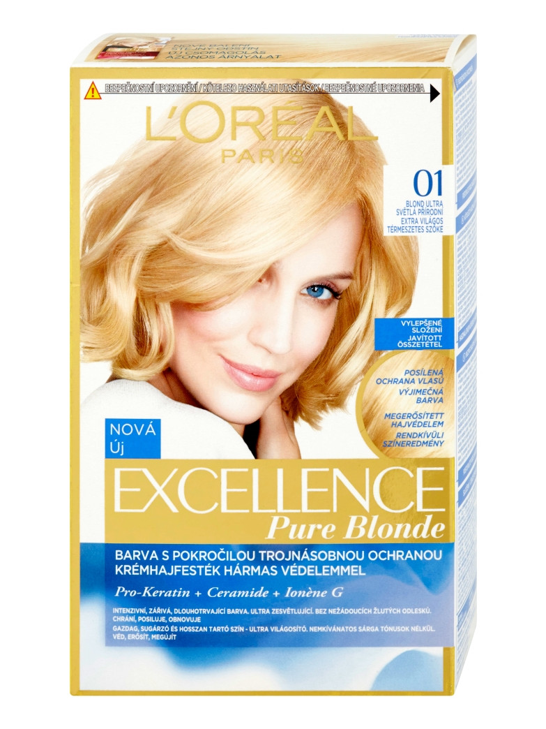 Permanentní barva Loréal Excellence 01 blond ultra světlá přírodní - L’Oréal Paris + dárek zdarma