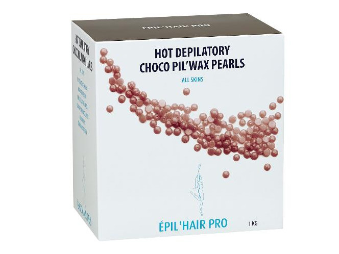 Depilační vosk pro všechny typy pleti s čokoládou Sibel Pearls - 1000 g (7410371) + dárek zdarma