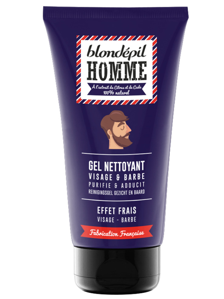 Pánský čistící gel na obličej a vousy Blondépil - 150 ml (PFC900750)