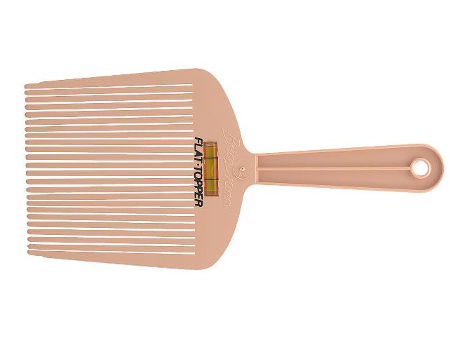 Hřeben na vlasy Flat Topper Sibel - béžový (8418834) + dárek zdarma