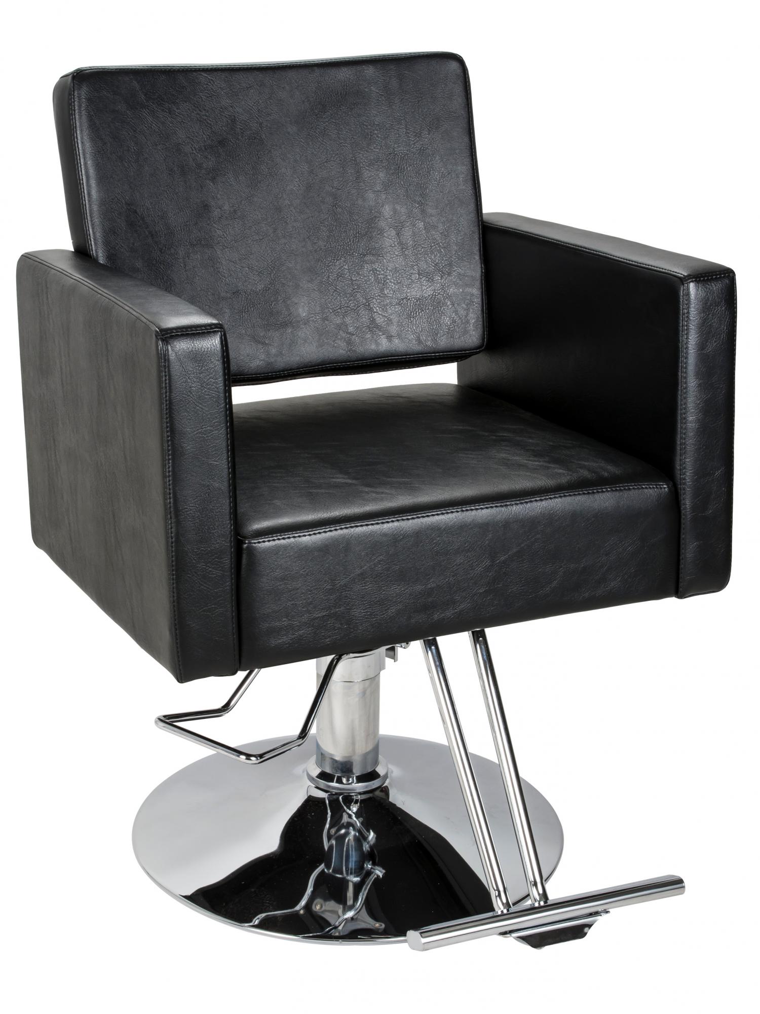 Kadeřnické křeslo SilverFox Y195, černé + dárek zdarma