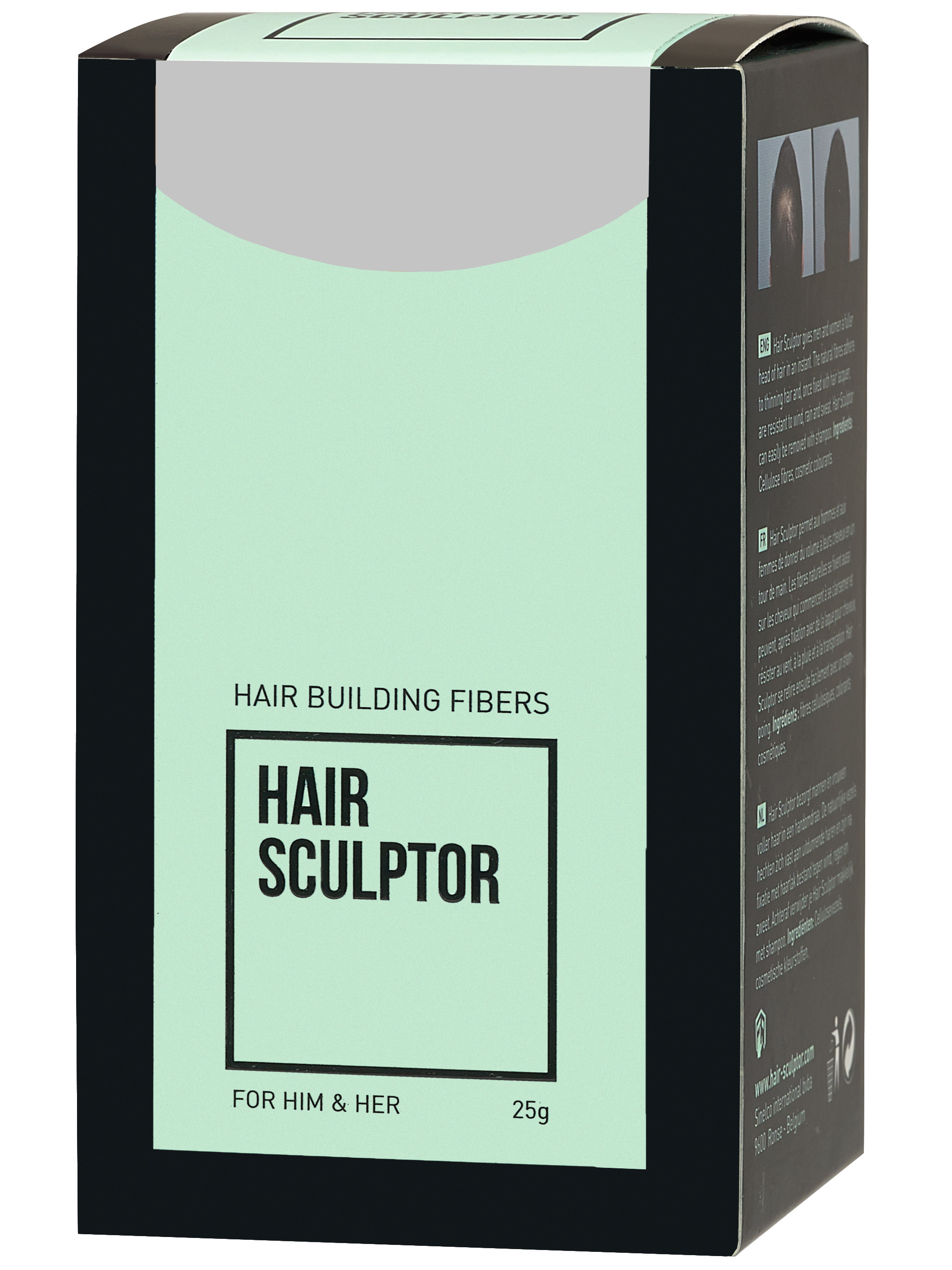 Pudr pro zakrytí řídnoucích vlasů Sibel Hair Building Fibers - šedá, 25 g (8980515) + dárek zdarma